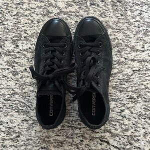 Black Converse All Star Unisex Women’s 7 Men’s 5
